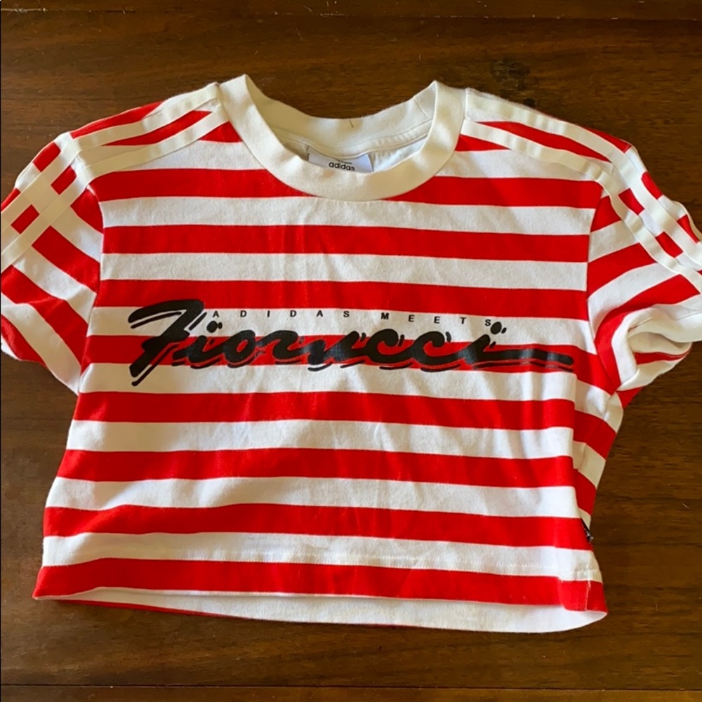 Adidas meets Fiorucci crop top